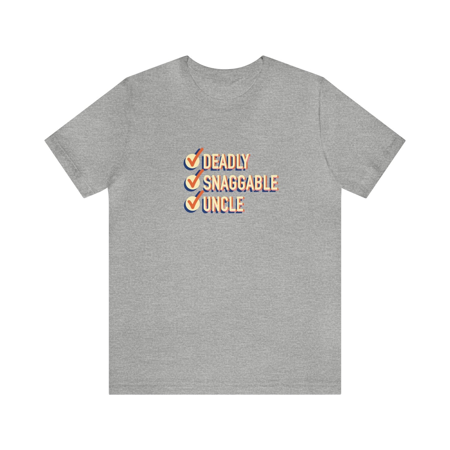 Deadly Snaggable Uncle - Short Sleeve Tee