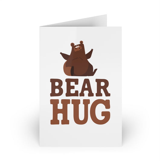 Bear Hug - Greeting Cards (1 or 10-pcs)