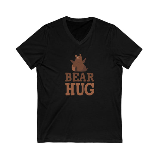 Bear Hug - Unisex V-Neck Tee