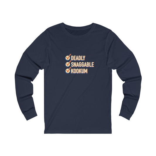 Deadly Snaggable Kookum - Long Sleeve Tee