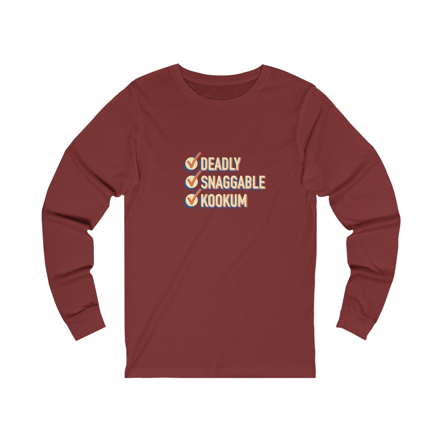 Deadly Snaggable Kookum - Long Sleeve Tee