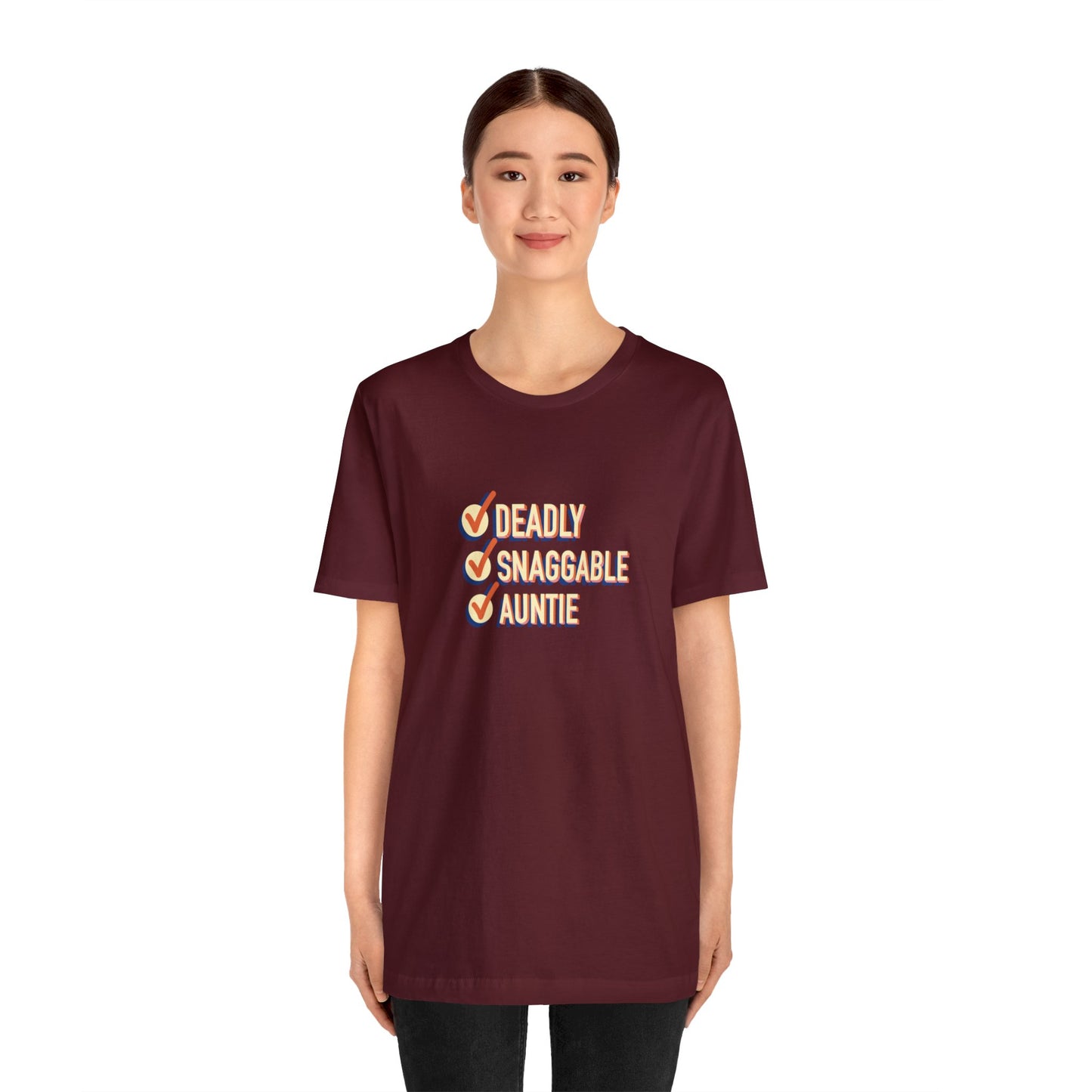 Deadly Snaggable Auntie - Short Sleeve Tee