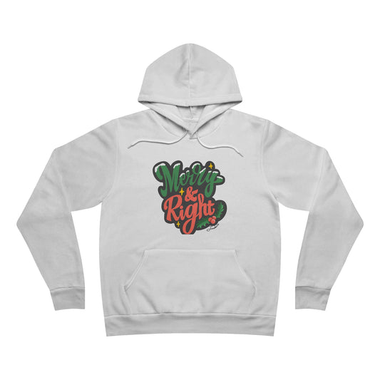 Merry & Right Unisex Hoodie - Cozy Holiday Sweatshirt for Festive Fun