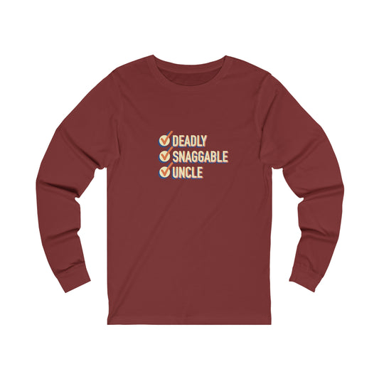 Deadly Snaggable Uncle - Long Sleeve Tee