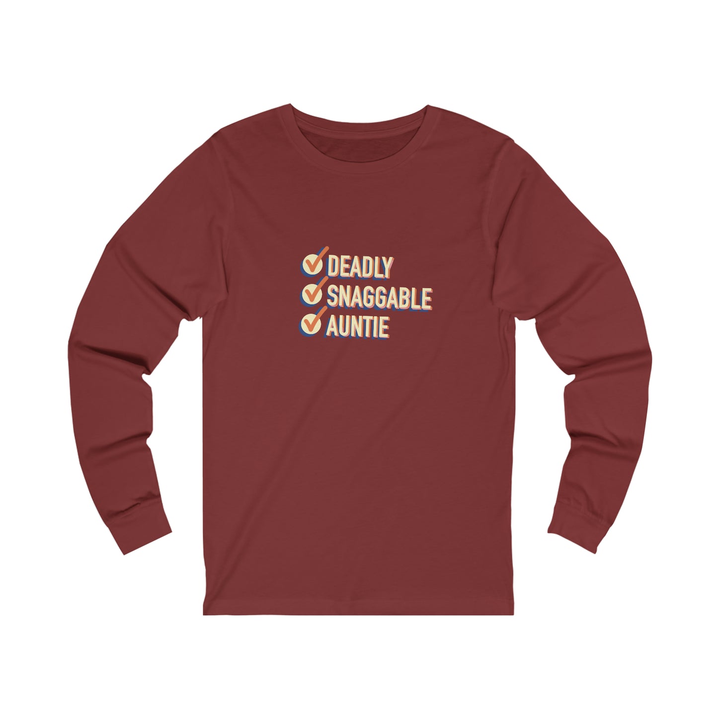 Deadly Snaggable Auntie - Long Sleeve Tee