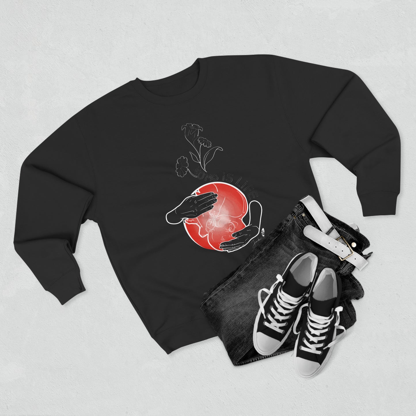 Womb Is Life Crewneck Sweatshirt