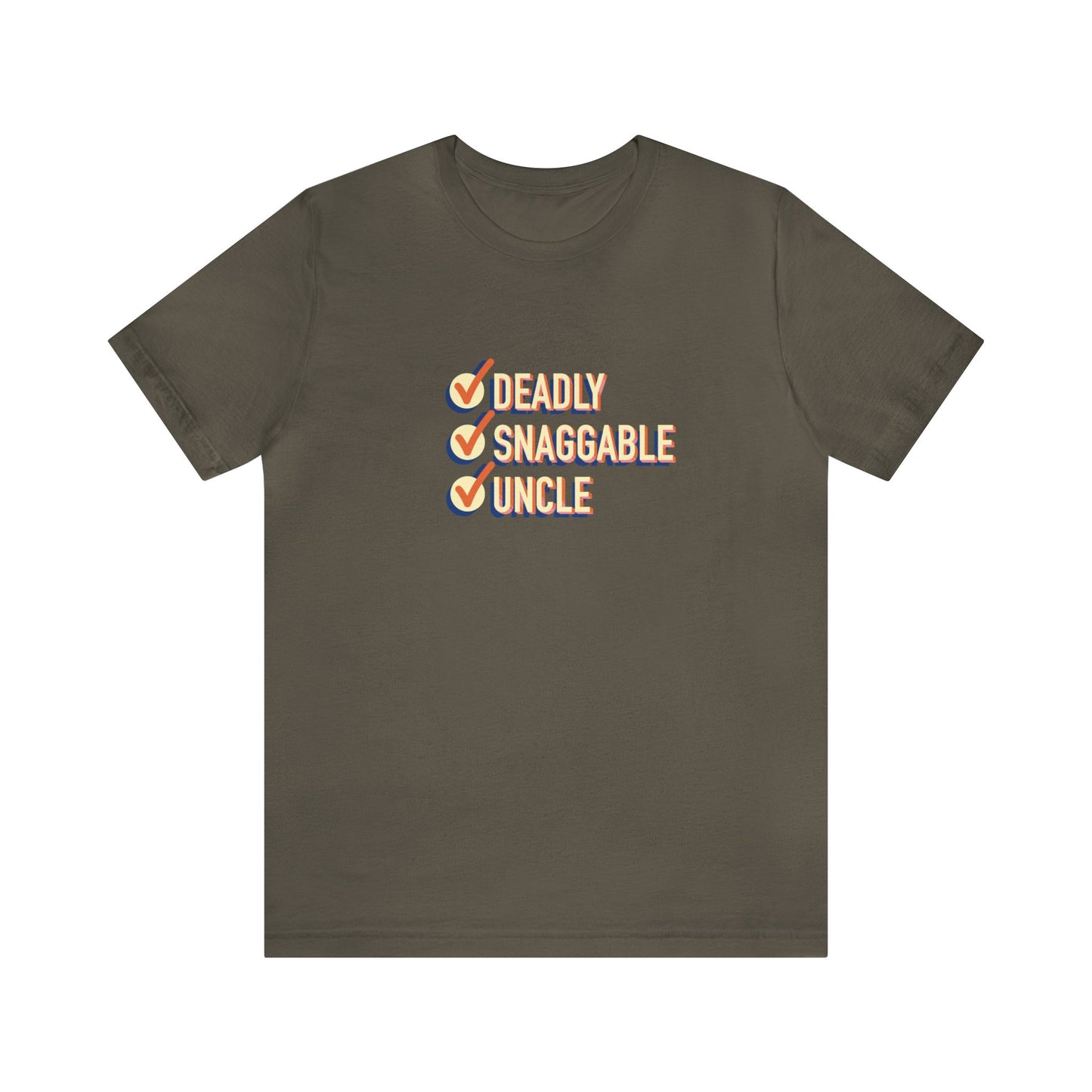 Deadly Snaggable Uncle - Short Sleeve Tee